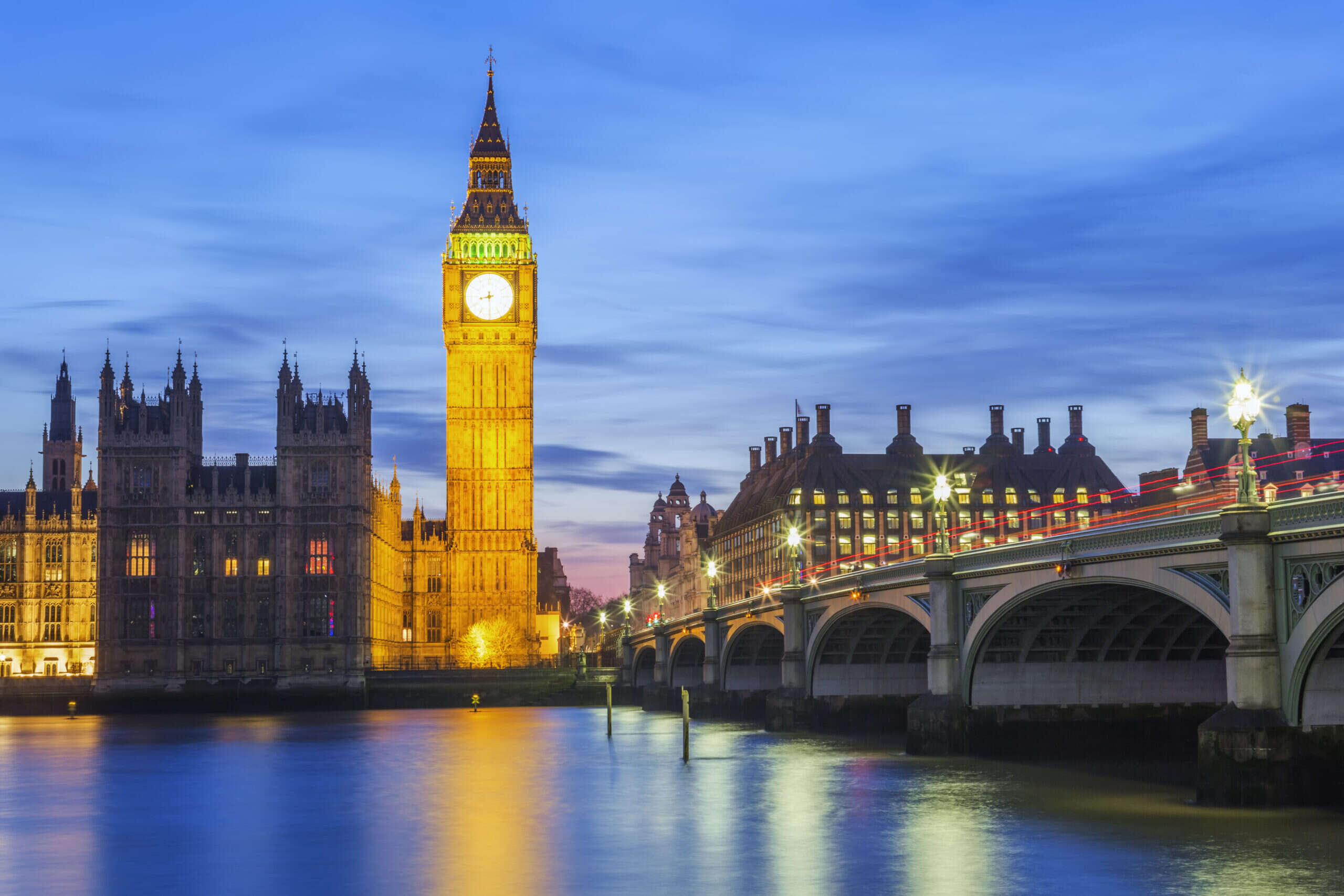 Big Ben and Houses of Parliament at night, London