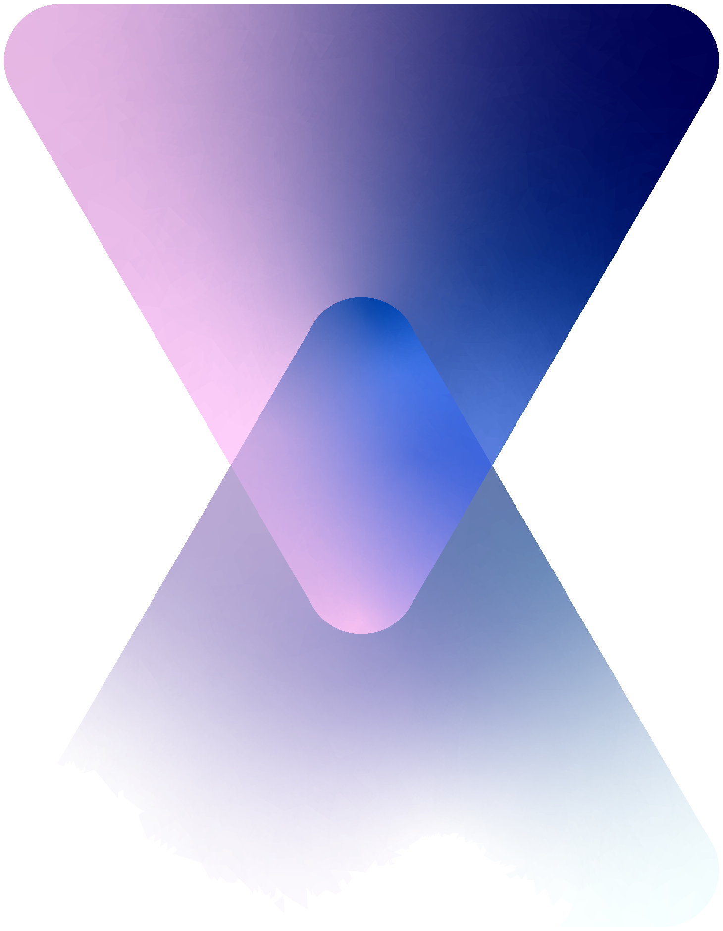 Abstract hourglass illustration